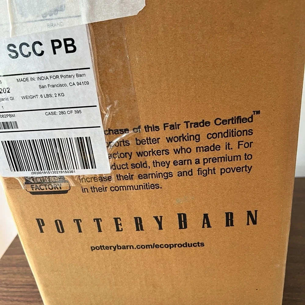 POTTERY BARN Milo Organic Glass Sconce. Brand‎ New (1)